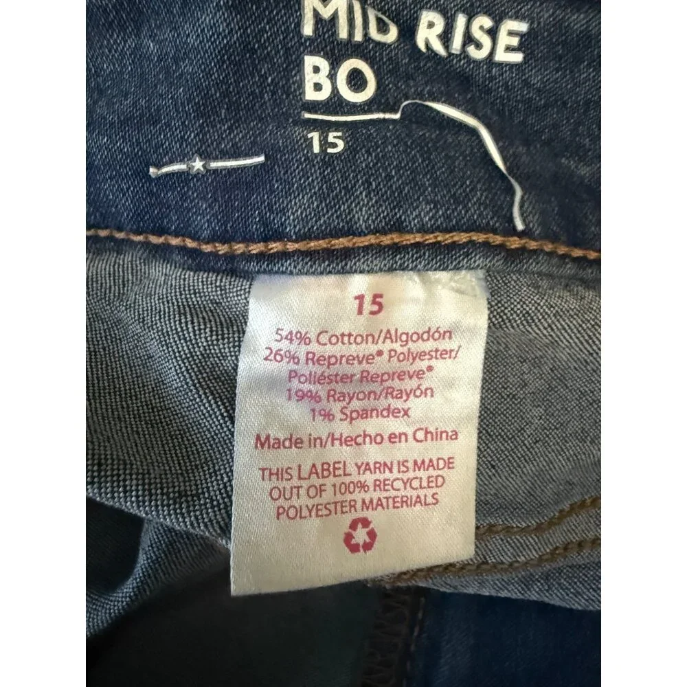 No Boundaries Jeans Juniors Size 15 Casual Straight Leg Streetwear Denim *READ* - Picture 6 of 7